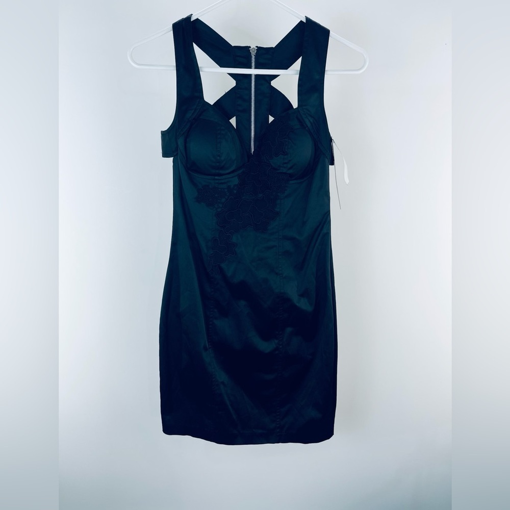 XOXO Dress Size 1/2 Women’s Floral Print Sleeveless Black New With Tag
